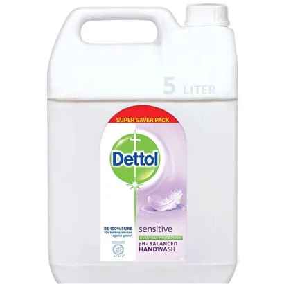 Dettol Handwash Sensitive Liquid Soap Institutional Pack